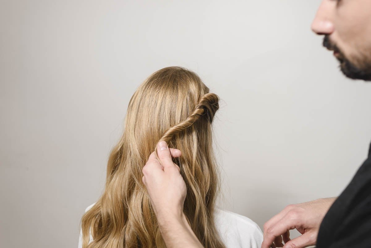 Summer Bohemian Rolls Tutorial Step 4 Kerastase